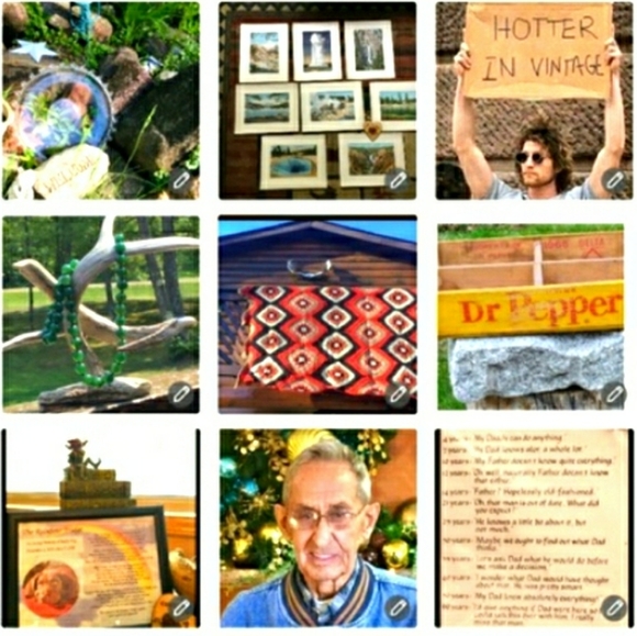 ⚜️Gauze Blue Roses on Tobacco Brown Dress  Sz  LG - Picture 10 of 15